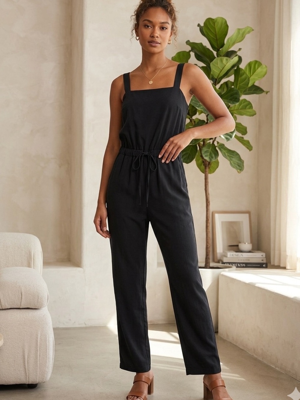 TRISTAN Black Pant Jumpsuit BNWT